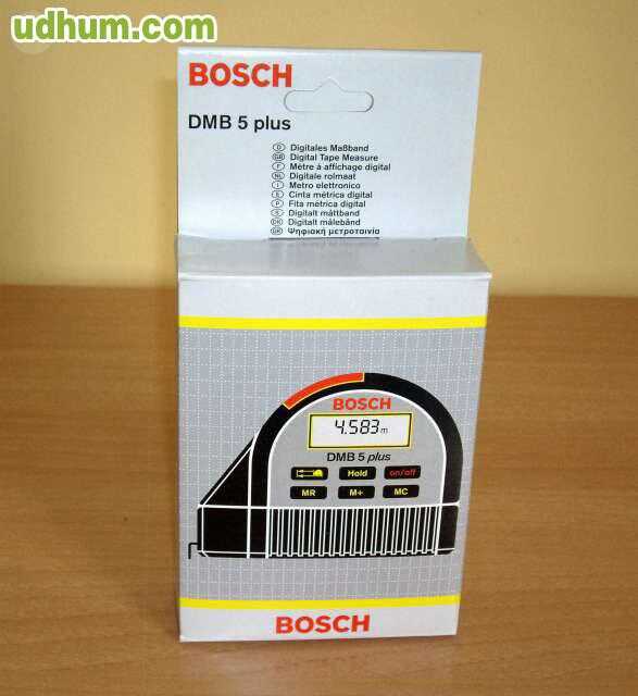 CINTA MÉTRICA DIGITAL BOSCH DMB 5 PLUS