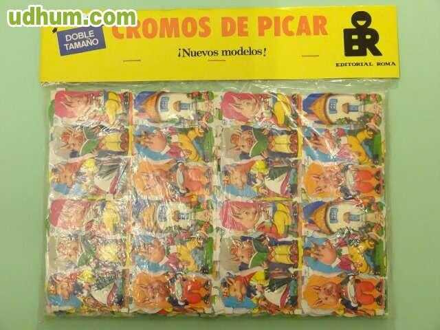 16 láminas de Cromos Troquelados españoles - ZULIA - Originales Años 70.