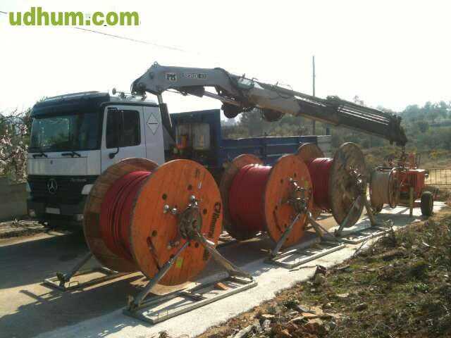 ALZABOBINAS 7000KG PARA TENDIDO DE CABLE
