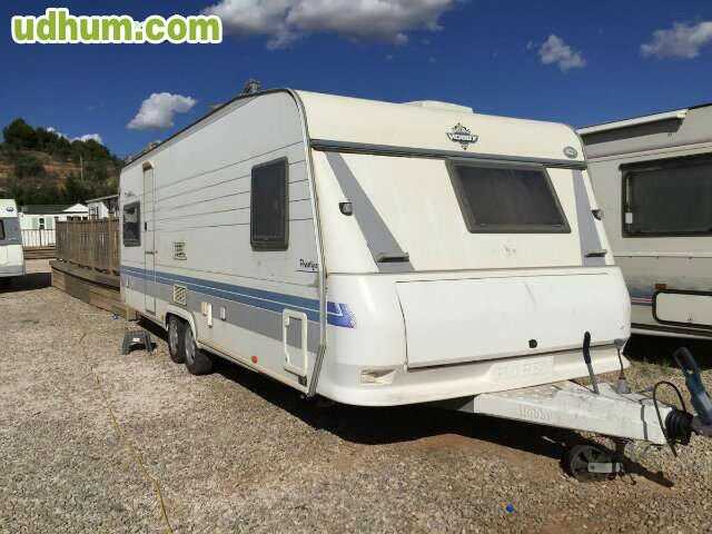 CARAVANA EN OCASI N HOBBY DOBLE EJE