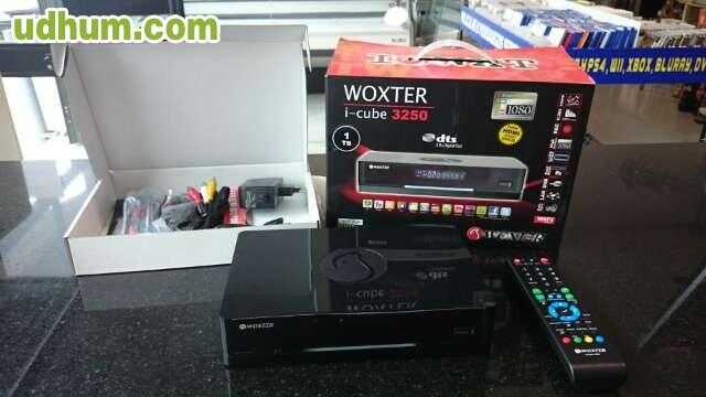 Grabador Reproductor Multimedia TDT HD WOXTER I-CUBE 3250 disco